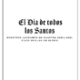 Year C - All Saints' Day - 7x8.5 - Bulletin Cover -F BW version - Spanish.jpg
